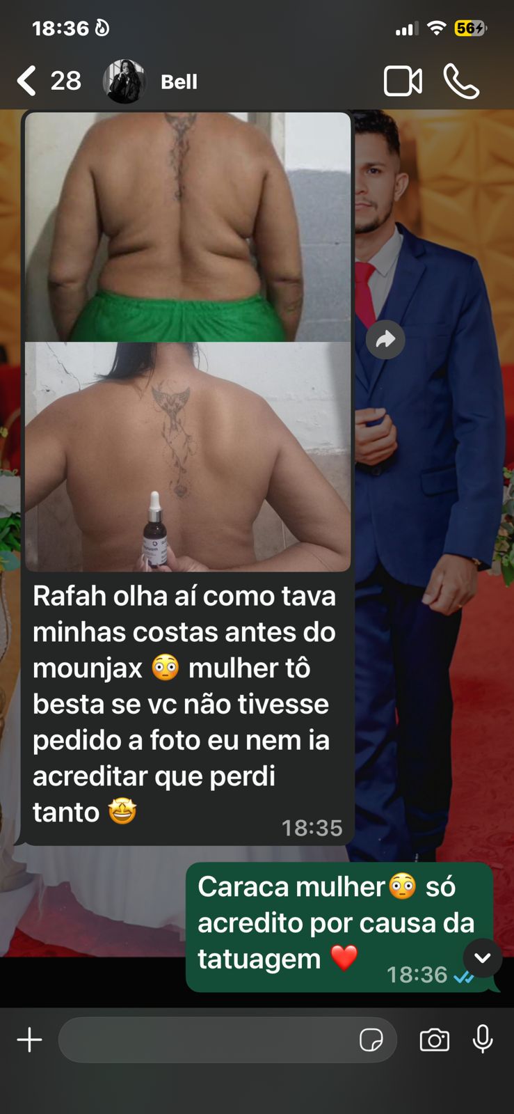 Depoimento WhatsApp do Mounjax